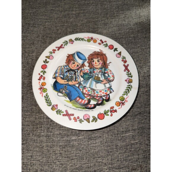 ONEIDA Other - Vintage Oneida Raggedy Ann And Andy 7.5" Plastic Children's Plate